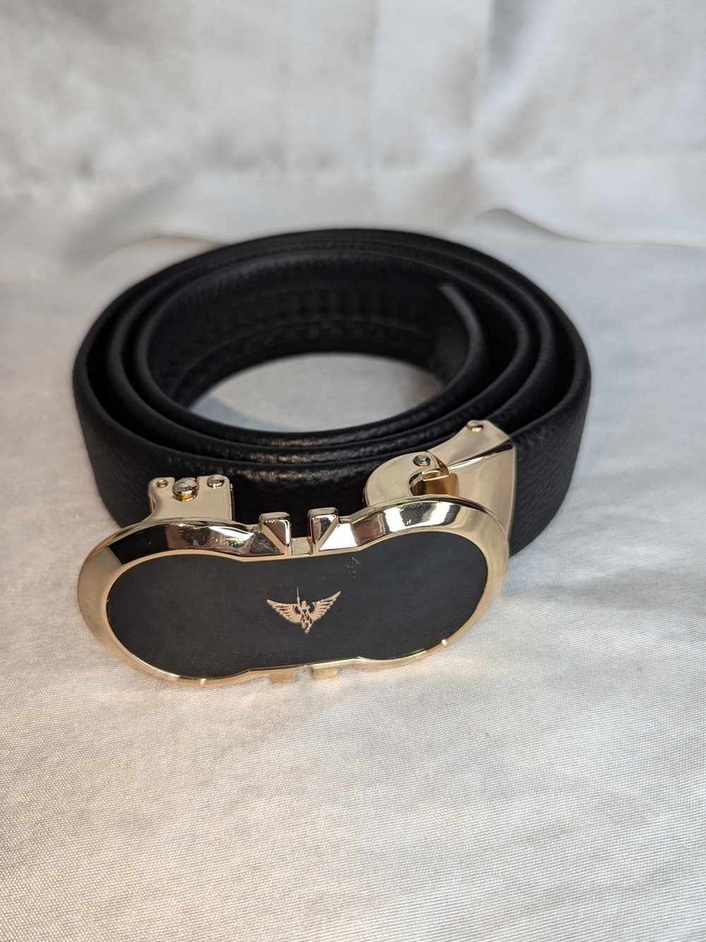 Vannanba Leather Ratchet Belts for Men Automatic Buckle gift For Men Elegant